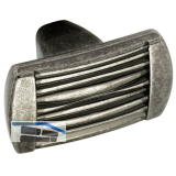 Knopf Argentum Breite 37 mm, H�he 22 mm, ZN altsilber