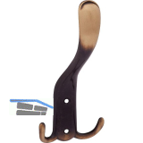 Huthaken Canelli Breite 78 mm, H�he 160 mm, Zinkdruckguss patiniert