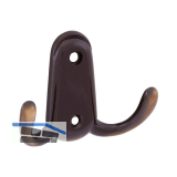 Mantelhaken Canelli Breite 78 mm, H�he 55 mm, Zinkdruckguss patiniert