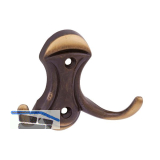 Mantelhaken Valentino Breite 83 mm, H�he 65 mm,Zinkdruckguss patiniert