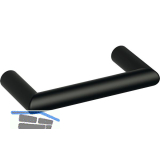 Griff � 10 mm - HEWI 562.10B LA 64 mm, Breite 74 mm, Polyamid tiefschwarz matt