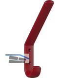 Huthaken HEWI 477.90B070 Breite 22 mm, H�he 163 mm, Polyamid rubinrot matt