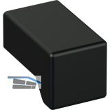 Knopf HEWI 547B15 Breite 15 mm, Tiefe 25 mm, Polyamid tiefschwarz matt