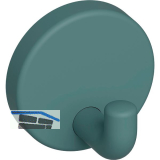 Mantelhaken HEWI 801.90B010 H�he 40 mm, Polyamid aquablau matt