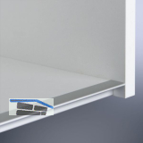 Griffleiste Amros L�nge 2500 mm, abl�ngbar, Aluminium natur eloxiert