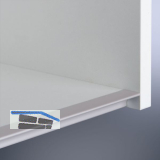 Griffleiste Amros L�nge 5000 mm, abl�ngbar, Aluminium Edelstahl Effekt