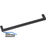 Griff Naoise LA 128 mm, Breite 136 mm, Zinkdruckguss schwarz matt lackiert