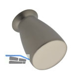 M�belknopf Novae � 19 mm, Zinkdruckguss vernickelt matt
