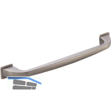 Griff Mansel LA 160 mm, Breite 192 mm, Aluminium Edelstahl Effekt dunkel