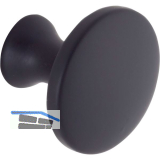 Knopf Brock � 28 mm, Tiefe 25 mm, Zinkdruckguss schwarz matt