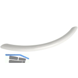 Griff Meduna � 10 mm, LA 128 mm, Breite 152 mm, Stahl wei�