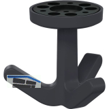 Dreifach-Drehhaken HEWI 477.94B030 elastisch, Kunstoff TPU anthrazit matt