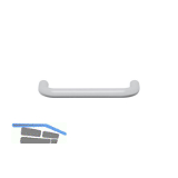 Griff � 10 mm - HEWI 548 LA 96 mm, Breite 106 mm, Polyamid lichtgrau gl�nzend