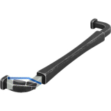 Griff Meret LA 160, Breite 171 mm, Zinkdruckguss eisenf�rbig matt getrommelt