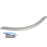 Griff Meduna � 10 mm, LA 192 mm, Breite 225 mm, Stahl verchromt matt