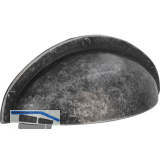 Muschelgriff Junit Breite 85 mm, H�he 31 mm, Zinkdruckguss altzinn antik