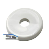 Griff-Rosettenscheibe HEWI 548.01 � 16 mm, Polyamid reinwei�