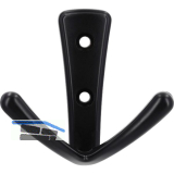 Mantelhaken Deneb Breite 76 mm, H�he 71 mm, ZN schwarz matt