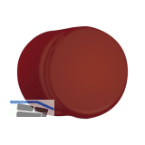 Knopf HEWI 557.32 � 32 mm, Tiefe 30 mm, Polyamid rubinrot gl�nzend