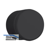 Knopf HEWI 557.32 � 32 mm, Tiefe 30 mm, Polyamid tiefschwarz gl�nzend