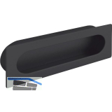 Muschelgriff Azan Breite 125 mm, Einlassma� 121 x 39 mm, ZN schwarz matt