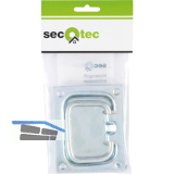 SECOTEC Kistengriffe zum Einlassen 80X100 mm verzinkt SB-1 PE