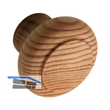 SECOTEC M�belknopf 32 mm Kiefer roh SB-1