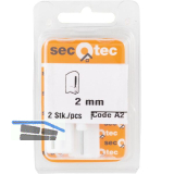 SECOTEC Vitragenhaken selbstklebend wei� SB-2