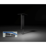 Barkonsole Korfu 60 x 10 x 170 mm gerade schwarz