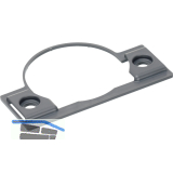 BLUM CLIP top BLUMOTION Topf-Distanzplatte 1,5mm, Kunststoff staubgrau