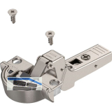 BLUM CLIP top BLUMOTION Alurahmenscharnier 95�, 18 mm gekr�pft Feder, Schrauben