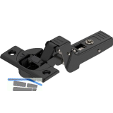 BLUM CLIP top BLUMOTION ONYX Profilt�rscharnier 95�, 18mm gekr�pft, Schrauben