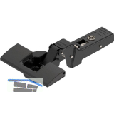 BLUM CLIP top ONYX Profilt�rscharnier 95�, 9,5mm gekr�pft ohne Feder, INSERTA