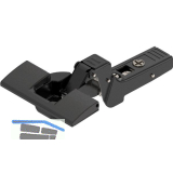 BLUM CLIP top ONYX Profilt�rscharnier 95�, 18 mm gekr�pft ohne Feder, INSERTA