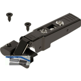 BLUM CLIP top ONYX Alurahmenscharnier 95�, gerade mit Feder, Schrauben