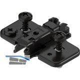 BLUM CLIP ONYX Exzenter Kreuzmontageplatte, Stahl, EXPANDO, Distanz 3 mm