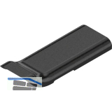 BLUM ONYX 95�/110� Scharnier-Abdeckkappe unbedruckt, Stahl