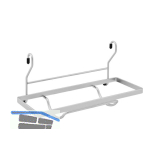 Papierrollenhalter 325 x 180 x 152 mm, Edelstahl Effekt