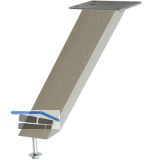 Barkonsole Capri 50 x 50 x 170 mm schr�g Aluminium Edelstahl Effekt