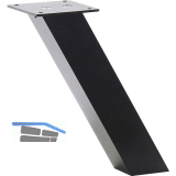 Barkonsole Capri 50 x 50 x 170 mm schr�g Aluminium schwarz