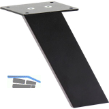 Barkonsole Korfu H�he 60 x 10 x 170 mm schr�g Aluminium schwarz