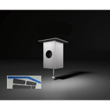 Barkonsole Jumbo Power Station 80 x 80 x 170 mm Aluminium Edelstahl-Effekt