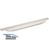 Griffleiste Kontur L�nge 695 mm, Aluminium Edelstahl Effekt