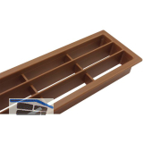 L�ftungsgitter 458 x 65 mm Kunststoff Braun
