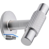 Knopf Manor � 14 mm, Tiefe 39 mm, Edelstahl Effekt