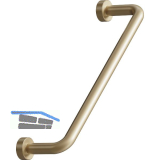 Griff Lounge � 7 mm, LA 128 mm, Breite 142 mm, Messing geb�rstet