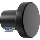 Knopf Dot � 30 mm, Tiefe 26 mm, Zinkdruckguss schwarz matt