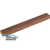 Griff Trim 1410 LA 128 mm, Breite 168 mm, Nuss lackiert