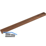 Griff Trim 1410 LA 224 mm, Breite 264 mm, Nuss lackiert