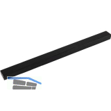 Griff Trim 1410 LA 224 mm, Breite 264 mm, Esche schwarz gebeizt